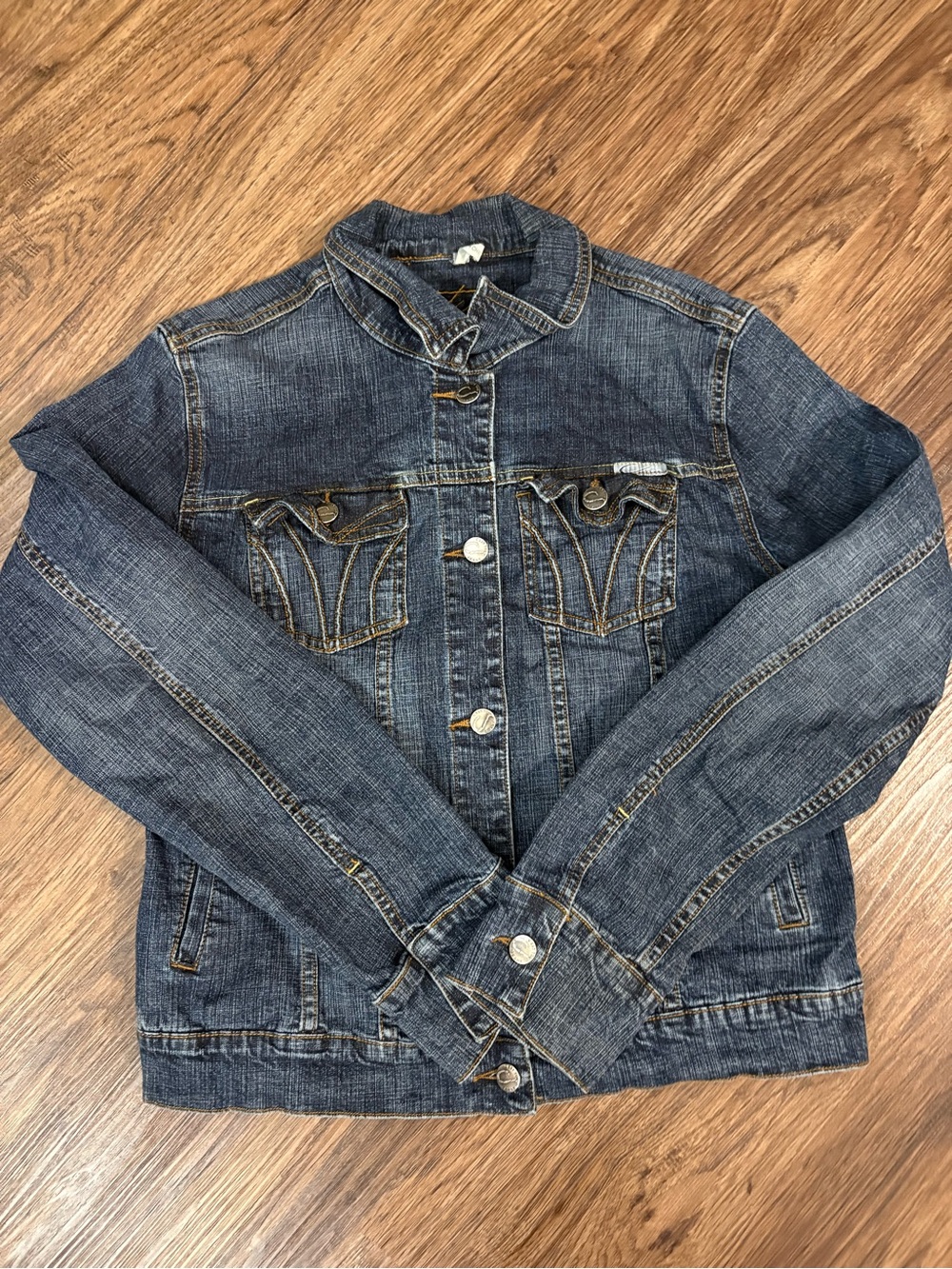 Women's "Cest'Toi" Dark Denim Jacket Size XL